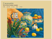 Tablet Screenshot of casasanto.net
