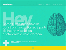 Tablet Screenshot of casasanto.com.br